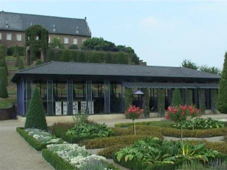 Kamp-Lintfort : Kloster Kamp, im Vordergrund östliche Orangerie